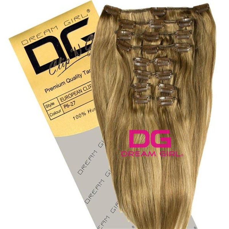 Dream Girl Gold Clip In 14 inch Human Hair Extensions-Just Right Beauty UK