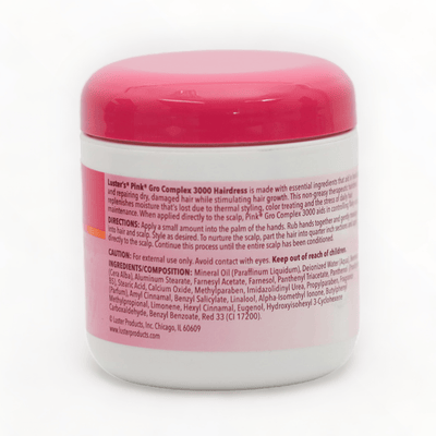 Luster's Pink Gro Complex 3000 Hairdress 6oz/170g-Just Right Beauty UK