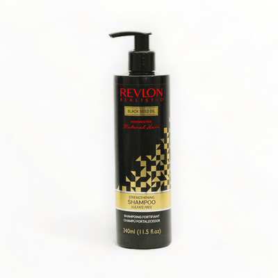 Revlon Realistic Black Seed Oil Strengthening Shampoo 11.5oz/340ml-Just Right Beauty UK