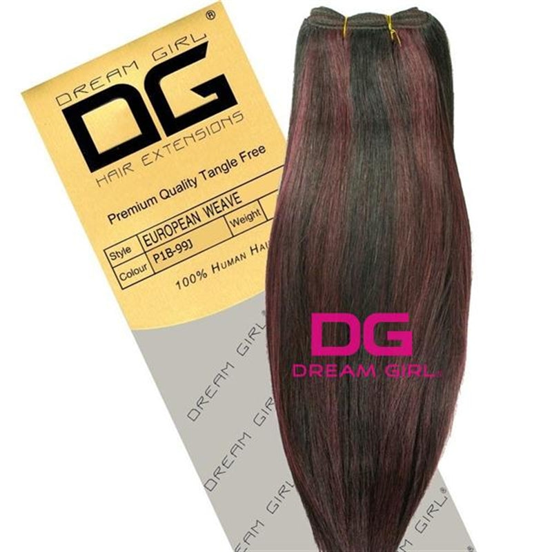 Dream Girl Gold Silky Straight 22 inch 100% Human Hair Extensions-Just Right Beauty UK