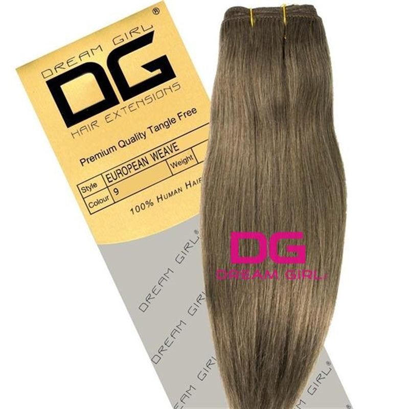 Dream Girl Gold Silky Straight 24 inch 100% Human Hair Extensions