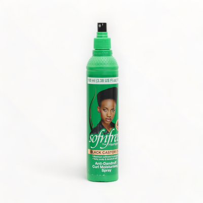 Sofn'Free Black Castor Oil Anti-Dandruff Curl Moisturising Spray 350ml-Just Right Beauty UK