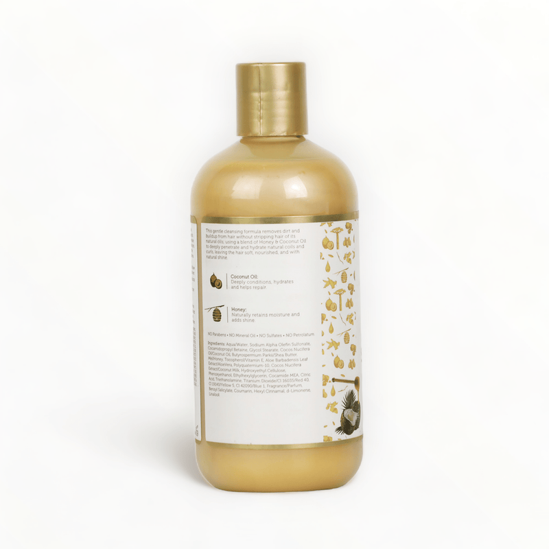 African Pride Moisture Miracle Honey & Coconut Oil Shampoo 12oz/354ml-Just Right Beauty UK
