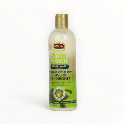 African Pride Olive Miracle Anti-Breakage 2 in 1 Shampoo and Conditioner 12oz/355 ml-Just Right Beauty UK