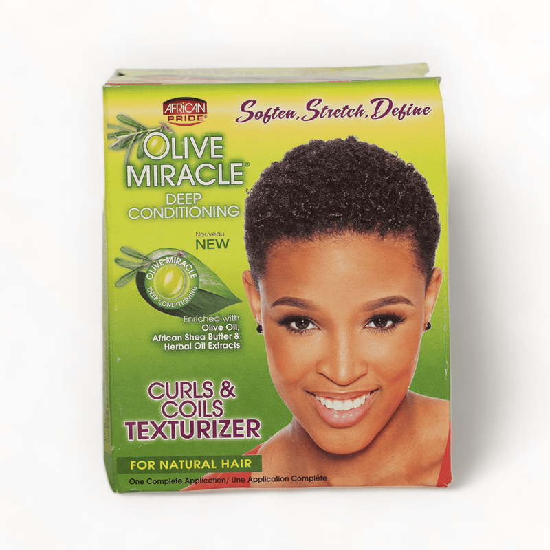 African Pride Olive Miracle Deep Conditioning Curls & Coils Texturizer for Natural Hair-Just Right Beauty UK