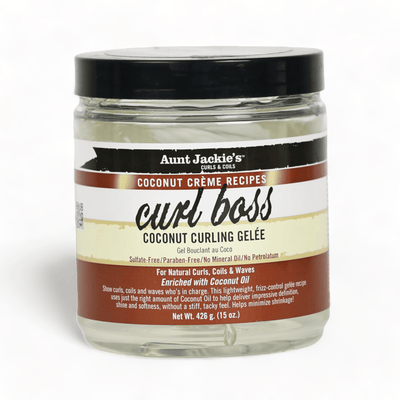Aunt Jackie's Curl Boss Coconut Curling Gelee 15oz/426g-Just Right Beauty UK
