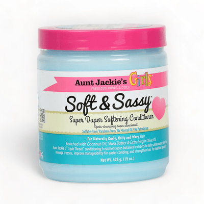 Aunt Jackie's Girls Soft & Sassy Super Duper Softening Conditioner 15oz/426g-Just Right Beauty UK