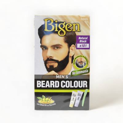 Bigen Mens Beard 101 - NaturalBlack *PCK (3)*-Just Right Beauty UK