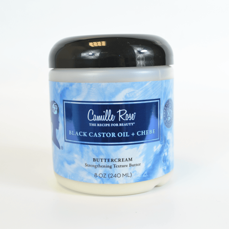 Camille Rose Butter Cream - Strengthening Textured Butter Black Castor Oil + Chebe 8oz/240ml-Just Right Beauty UK