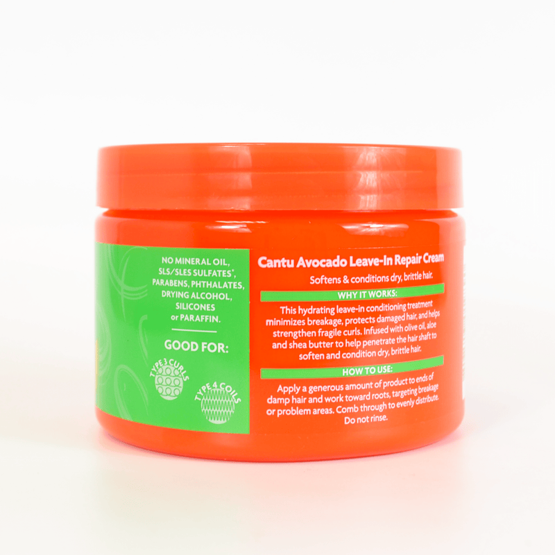 Cantu Avocado Leave- In Conditioning Repair Cream 12oz/340g-Just Right Beauty UK