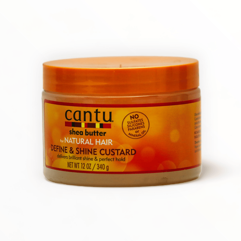 Cantu Shea Butter for Natural Hair Define & Shine Custard 12oz/340g-Just Right Beauty UK