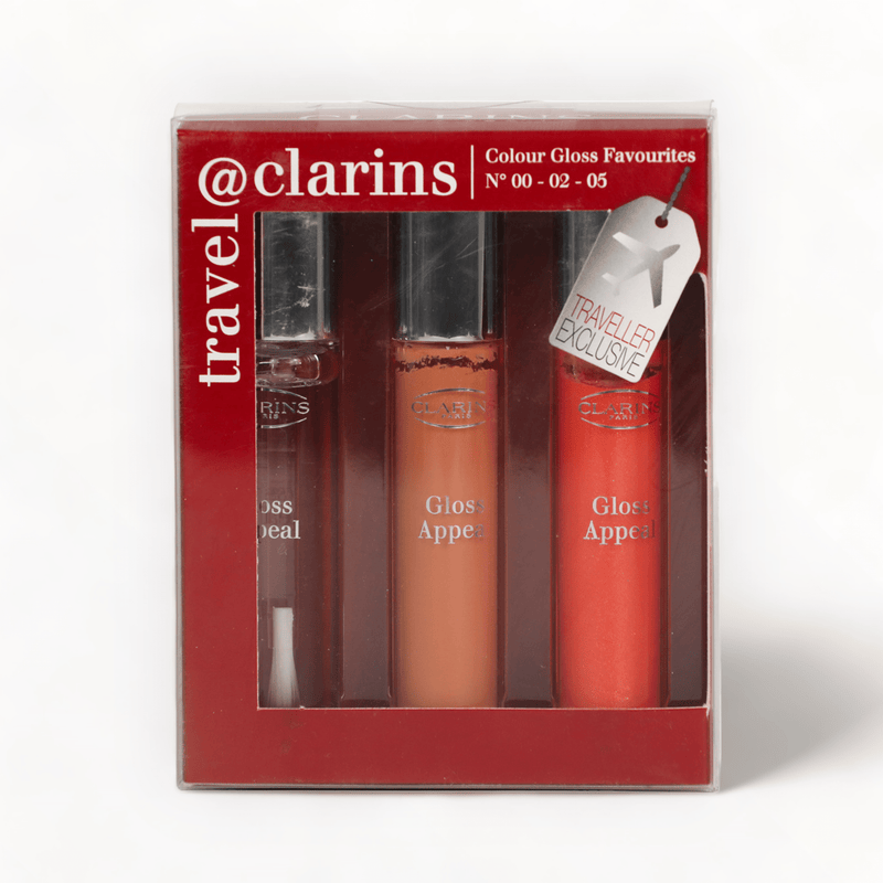 Clarins Travel Color Lip Gloss Gift Set 5.5ml x 3 Shades-Just Right Beauty UK