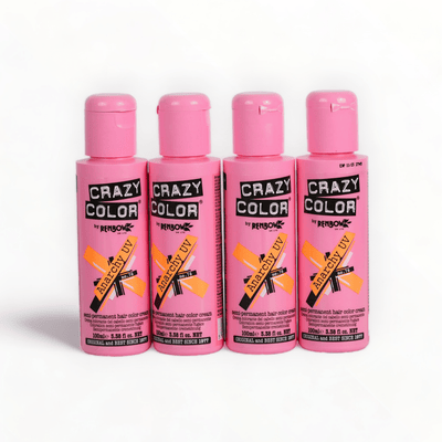 Crazy Color Anarchy UV (Col. 76) Semi Permanent Dye Pack of 4-Just Right Beauty UK