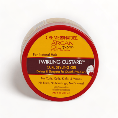 Creme Of Nature Argan Oil Curl & Hold Custard Gel 11.5oz/326g-Just Right Beauty UK