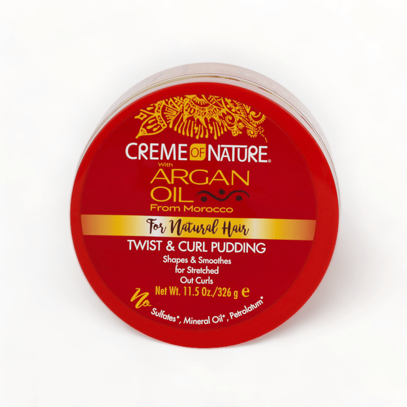 Creme Of Nature Argan Oil From Morocco Twist And Curl Pudding 11.5oz/326g-Just Right Beauty UK