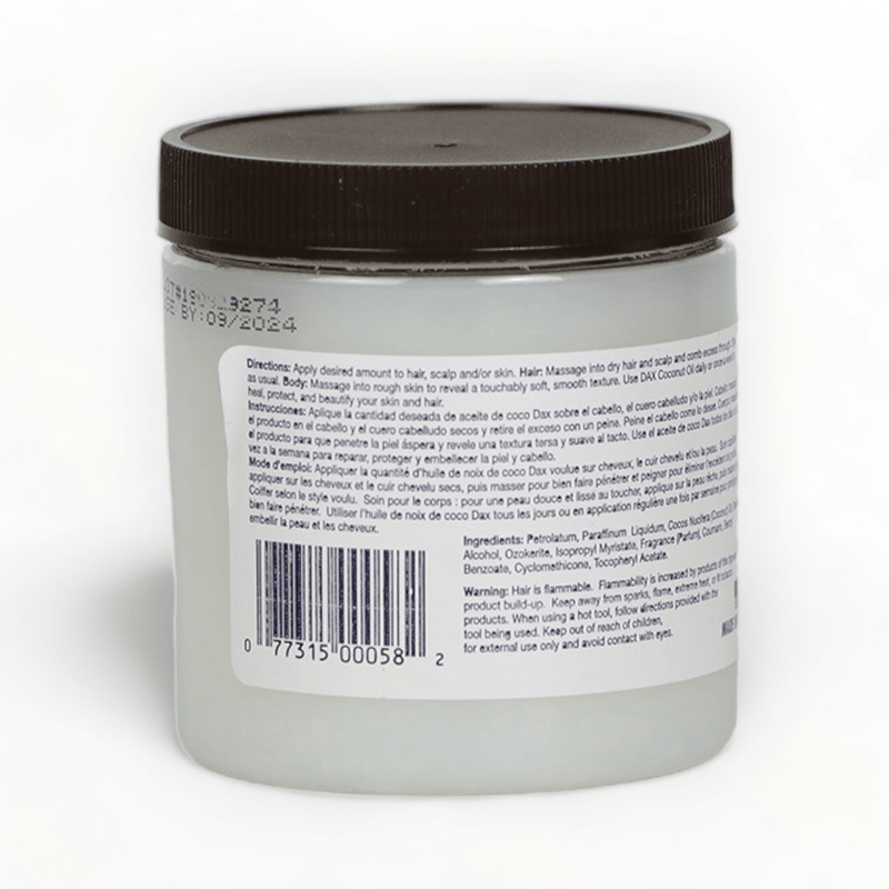 Dax Coconut Oil 7.5oz/213g-Just Right Beauty UK