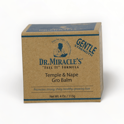 Dr. Miracle's Feel It Formula Temple & Nape Gro Balm Gentle Strength 4oz/113g-Just Right Beauty UK