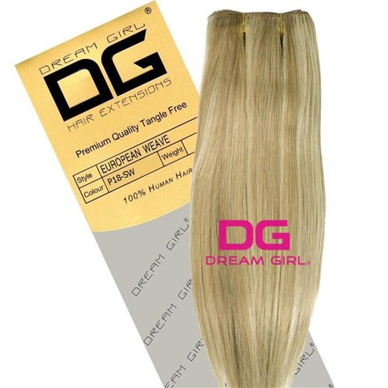 Dream Girl Gold Silky Straight 12 inch 100% Human Hair Extensions-Just Right Beauty UK