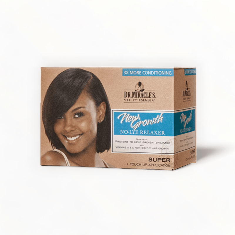 Dr.Miracle NoLye Relaxer Kit Super 1 Application-Just Right Beauty UK