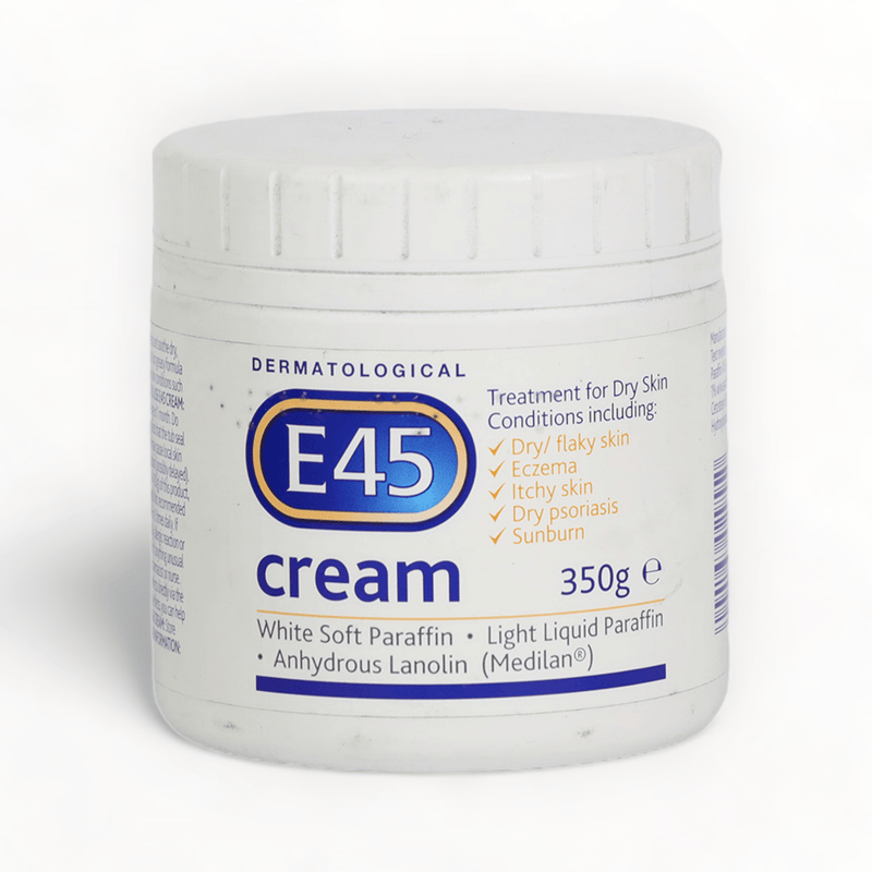 E45 Moisturising Cream for Dry Skin 350g-Just Right Beauty UK