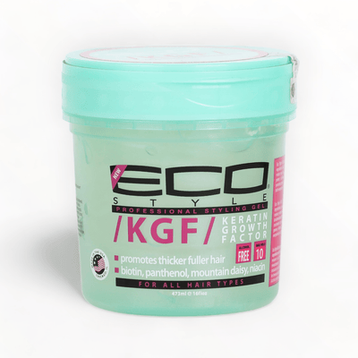 Eco Style Professional Styling Gel KGF Keratin Growth Factor 16oz/473ml-Just Right Beauty UK