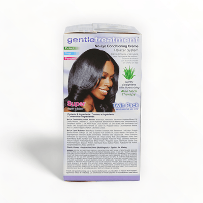 Gentle Treatment No-Lye Conditioning Relaxer Twin Pack Super-Just Right Beauty UK