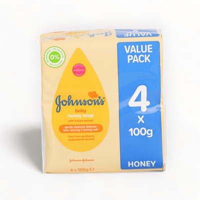 Johnson's Baby Honey Soap - 4 Pack-Just Right Beauty UK