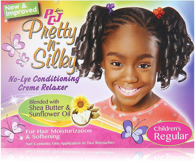 Luster's PCJ Pretty-n-Silky No-Lye Conditioning Crème Relaxer Kids Regular-Just Right Beauty UK
