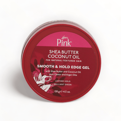 Luster's Pink Shea Butter Coconut Oil Smooth & Hold Edge Gel 4.5oz/28g-Just Right Beauty UK