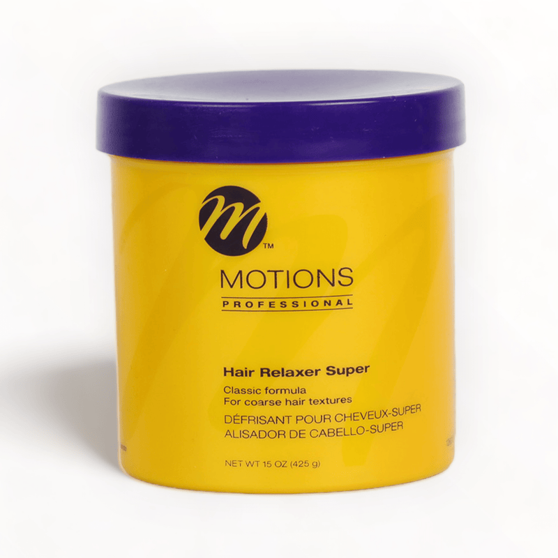 Motions Hair Relaxer Super Classic Jar with Shea Butter, Argan Oil & Coconut Oil 15oz/425g-Just Right Beauty UK