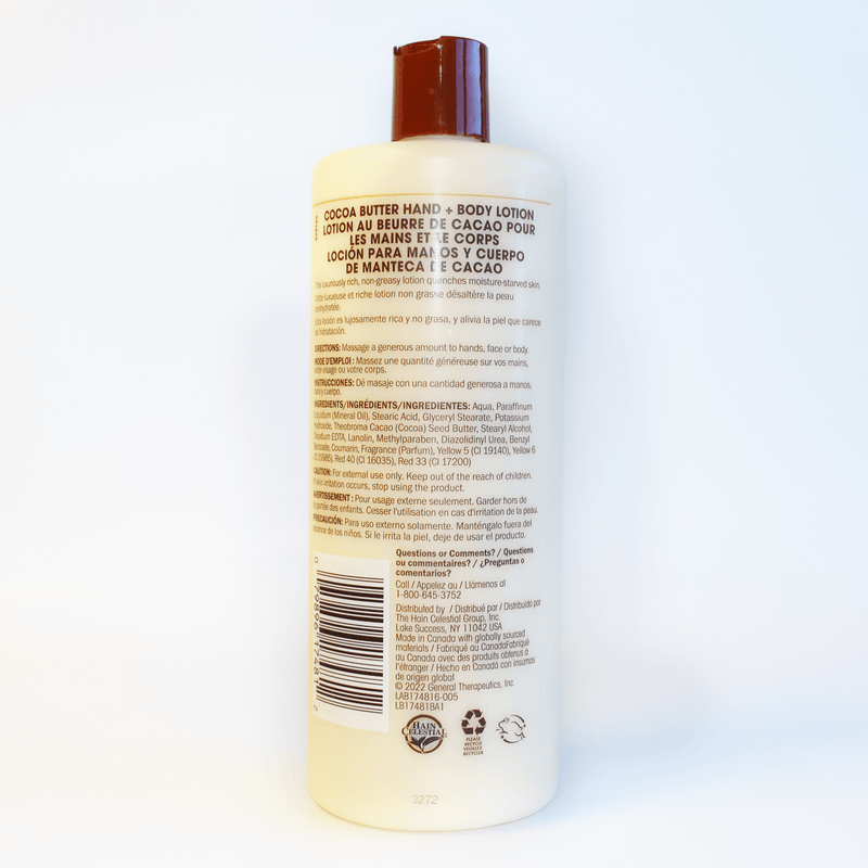 Queen Helene Cocoa Butter Hand &Body Lotion 32oz/ 946ml-Just Right Beauty UK