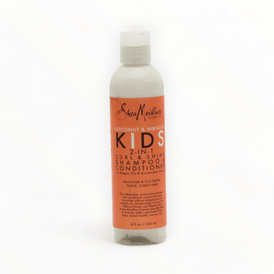 Shea Moisture Coconut & Hibiscus Kids 2 In 1 Curl & Shine Shampoo & Conditioner 8oz/236ml-Just Right Beauty UK