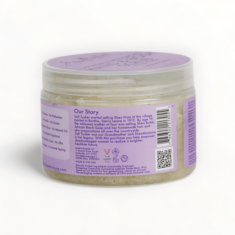 Shea Moisture Lavender and Wild Orchid Hand and Body Scrub 12oz/240g-Just Right Beauty UK