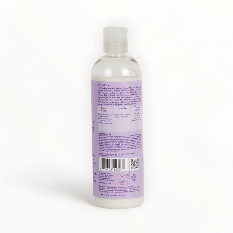 Shea Moisture Lavender & Wild Orchid Body Lotion 13oz/384ml-Just Right Beauty UK