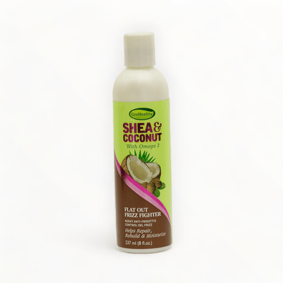 SofNFree GroHealthy Flat Out Frizz Fighter Shea Butter & Coconut 8oz/237ml-Just Right Beauty UK