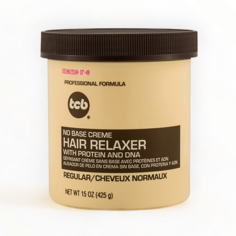 TCB No Base Crème Hair Relaxer Regular 15oz/425g-Just Right Beauty UK
