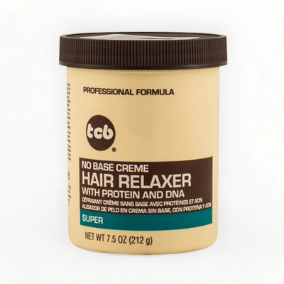 TCB No Base Creme Hair Relaxer Super 7.5oz/212g-Just Right Beauty UK
