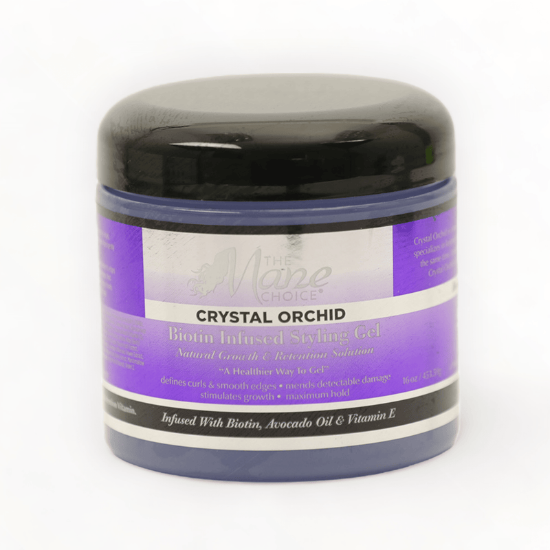 The Mane Choice Crystal Orchid Biotin Infused Styling Gel 16oz-Just Right Beauty UK