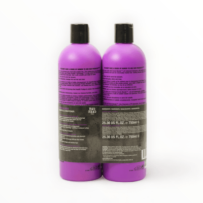Tigi Bed Head Dumb Blonde Shampoo + Conditioner Pack of 2, 750ml (Therapy For Blondes)-Just Right Beauty UK