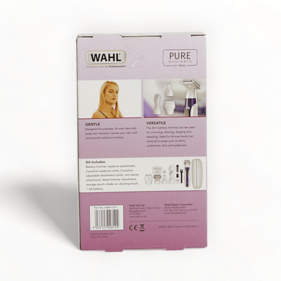 Wahl Pure Radiance Female Face & Body Hair Remover-Just Right Beauty UK